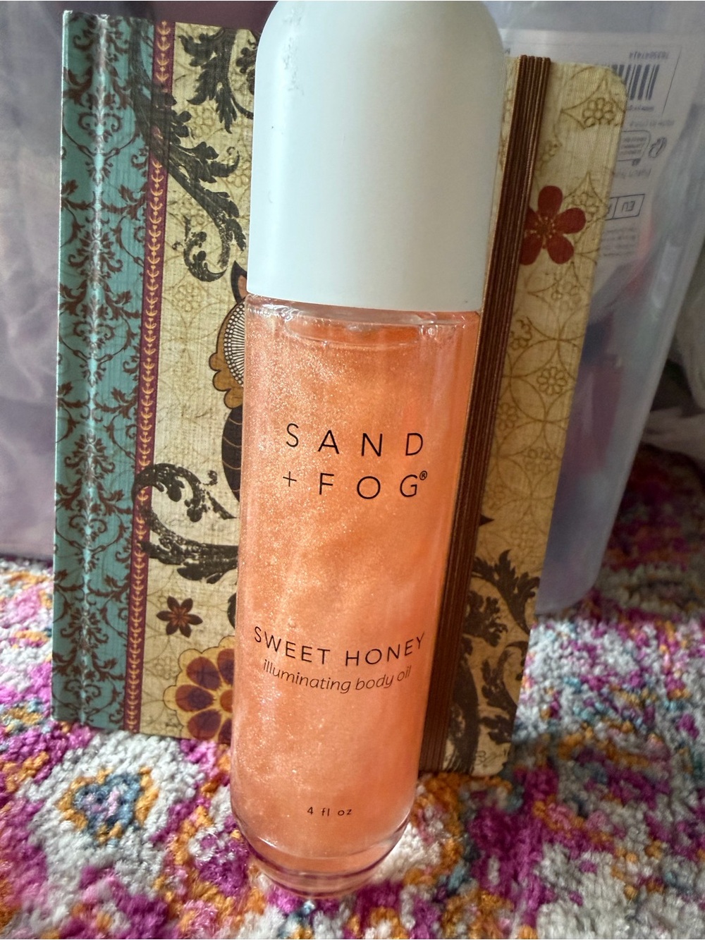 SAND + FOG New Without Tags Sweet Honey Illuminating Body Oil — Shimmery Peach